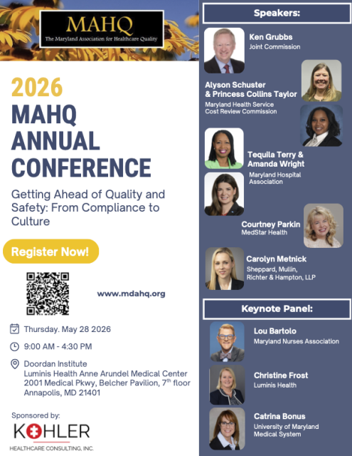 2026 MAHQ Annual Conference Flyer