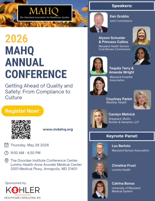 2026 MAHQ Annual Conference Flyer
